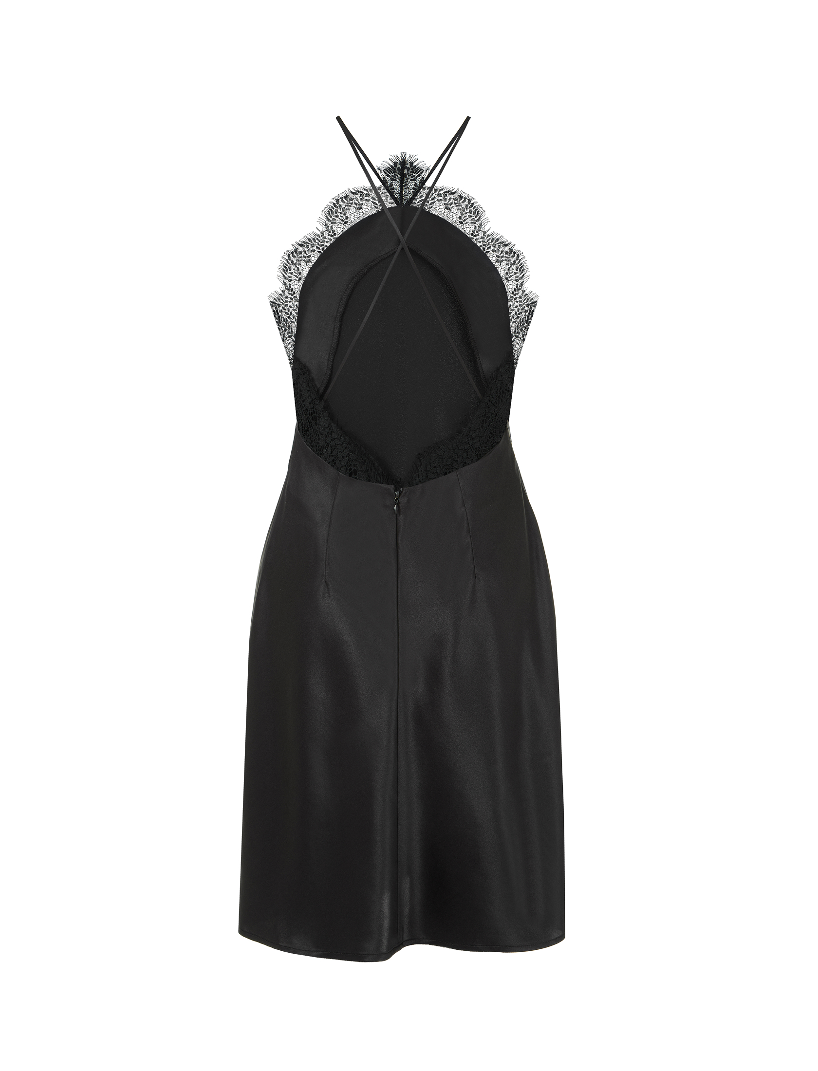 Платье с кружевом flowers из шелка