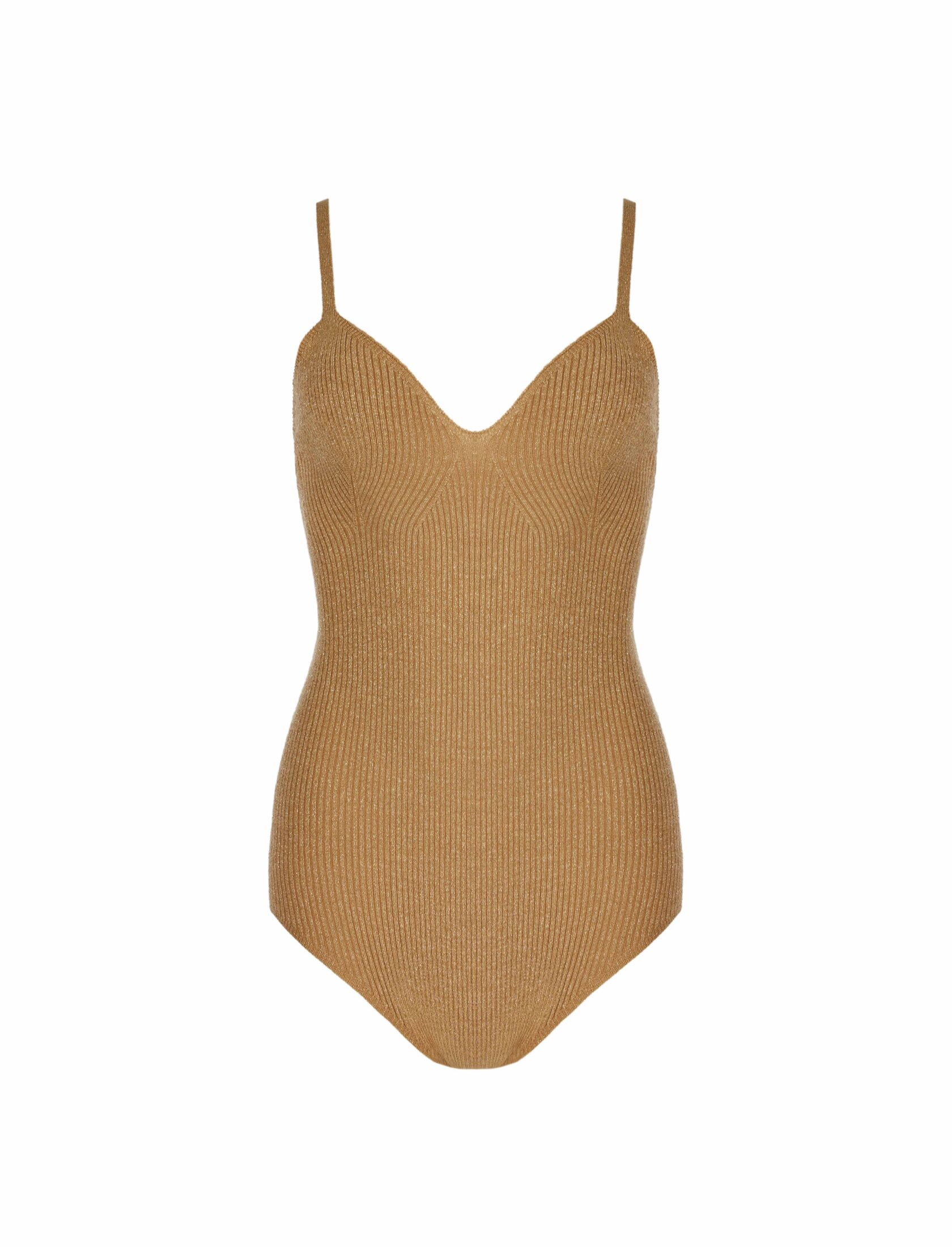 Боди с блеском gold