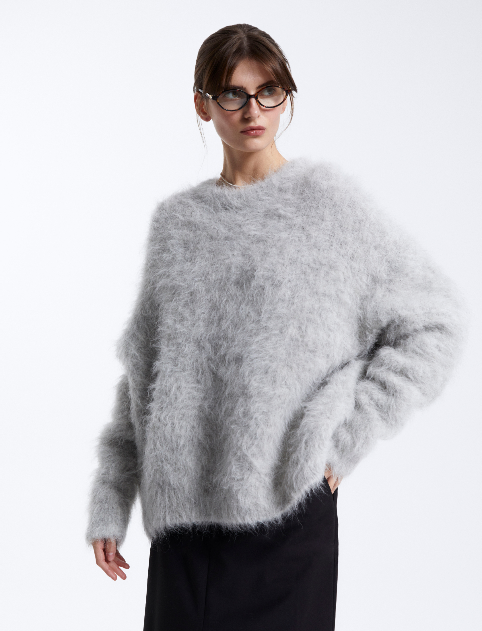 Джемпер из смесовой шерсти альпака