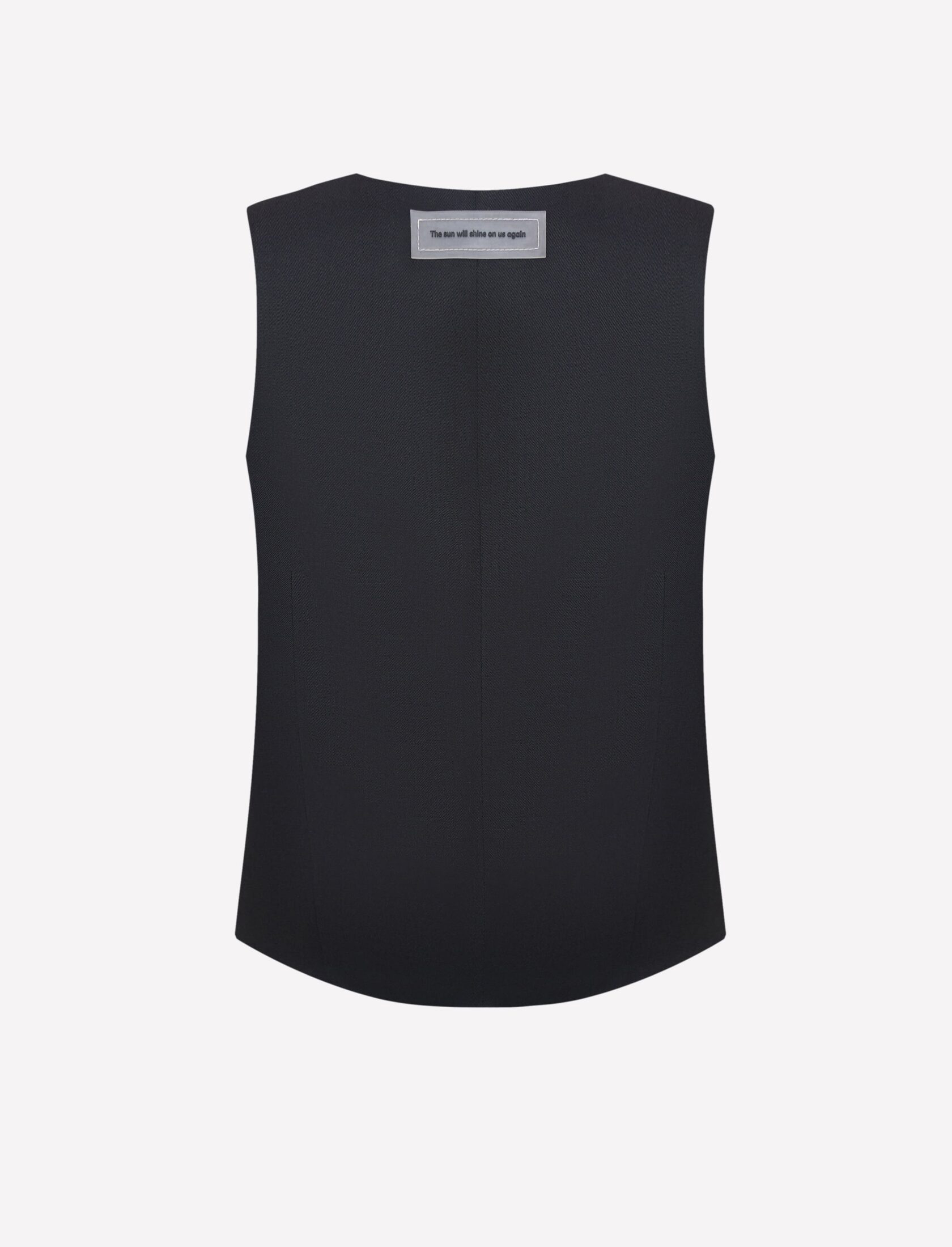 Костюмный жилет на молнии