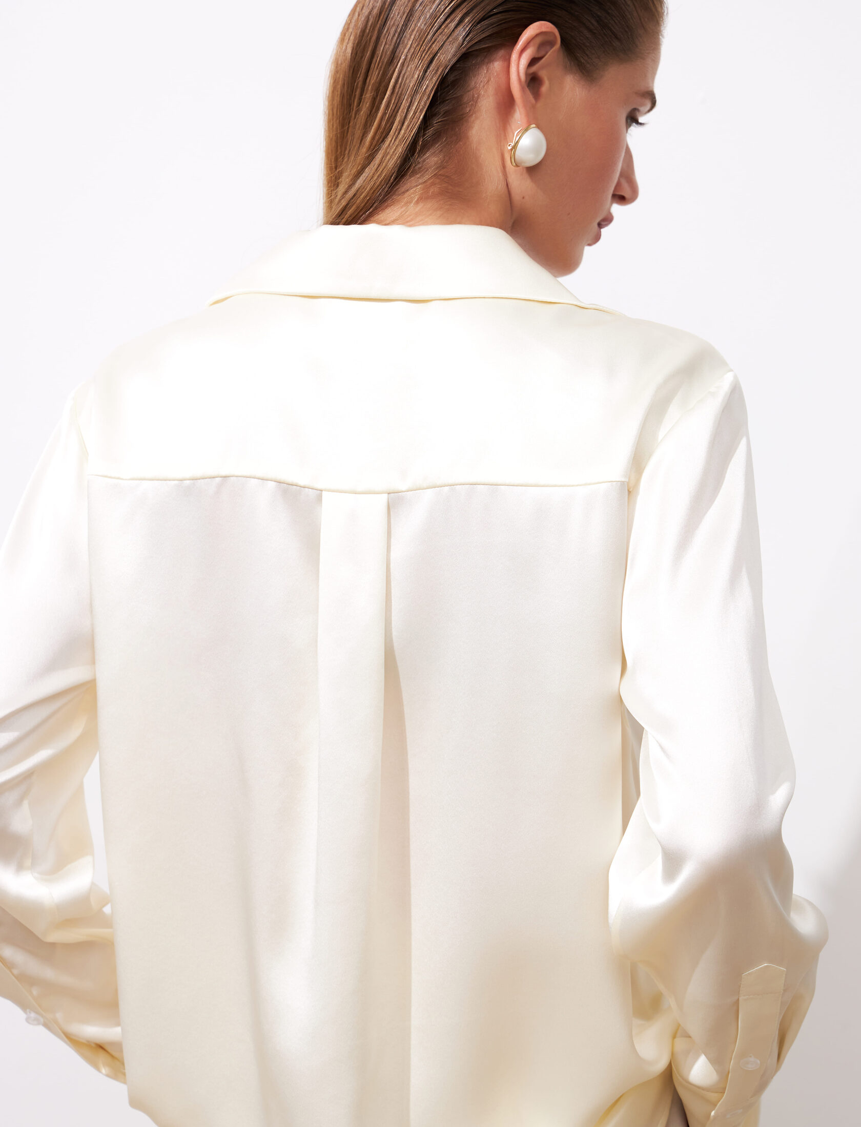 Рубашка из шелка Mulberry