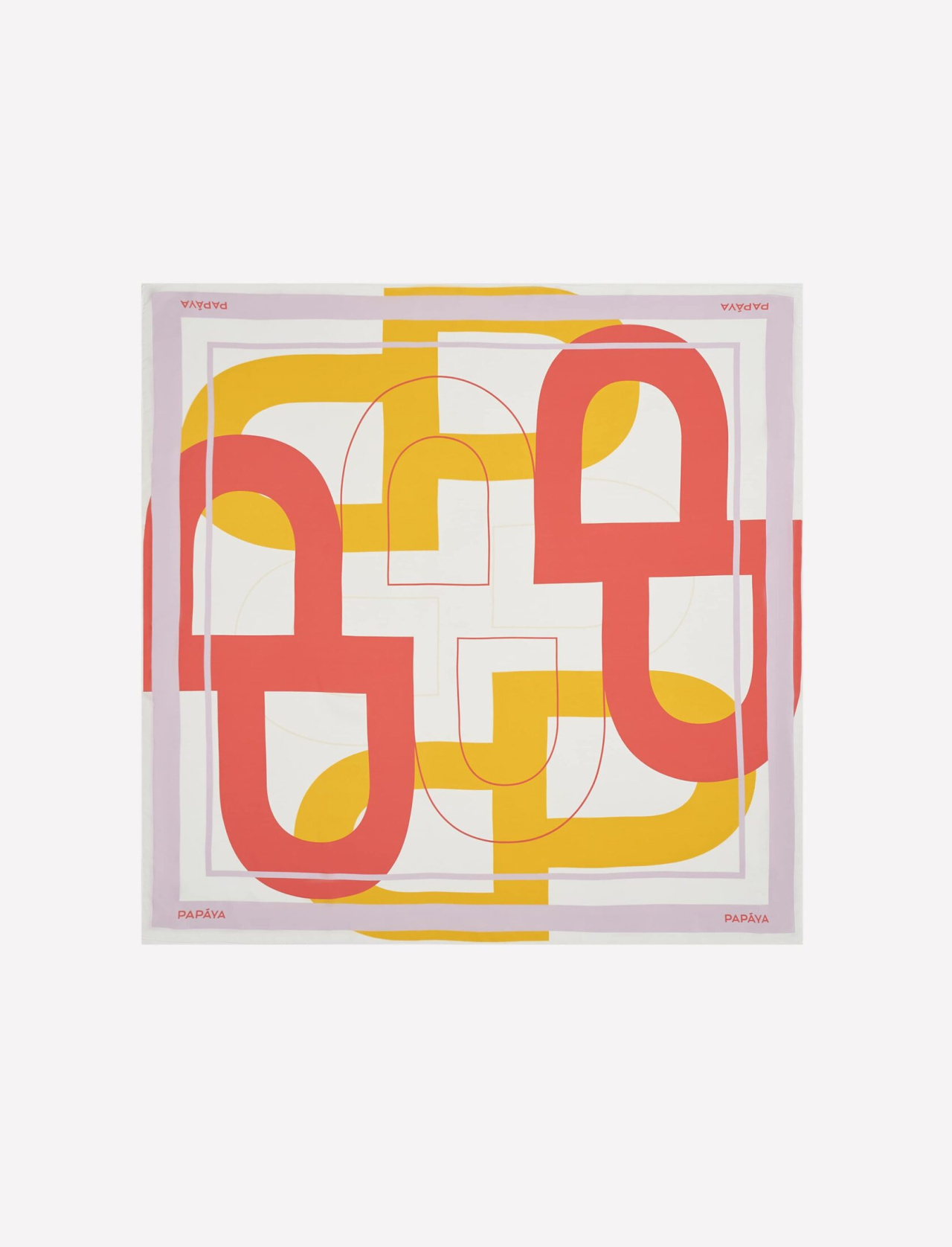 Платок с принтом 