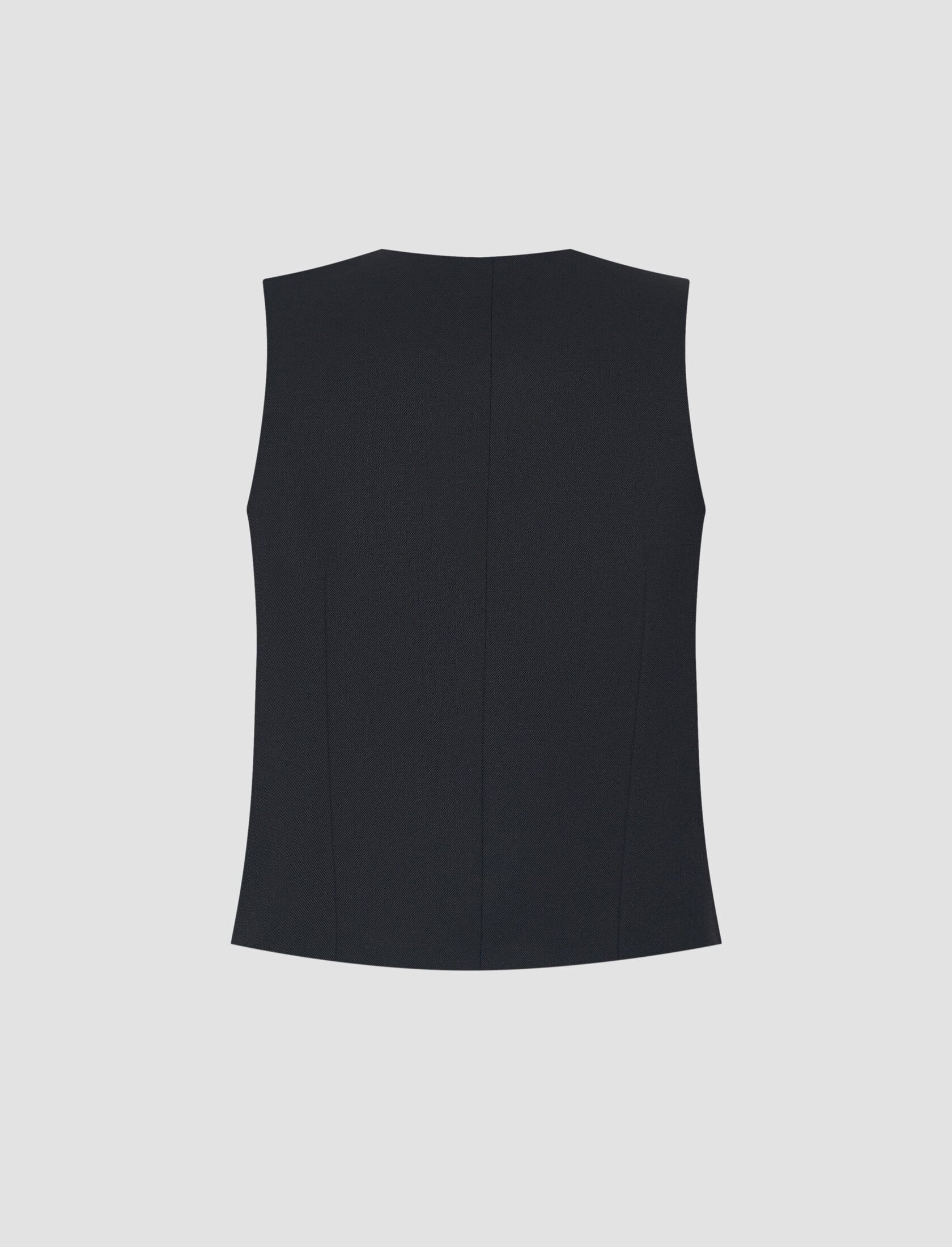 Костюмный жилет с пайетками Цвет ЧЕРНЫЙ