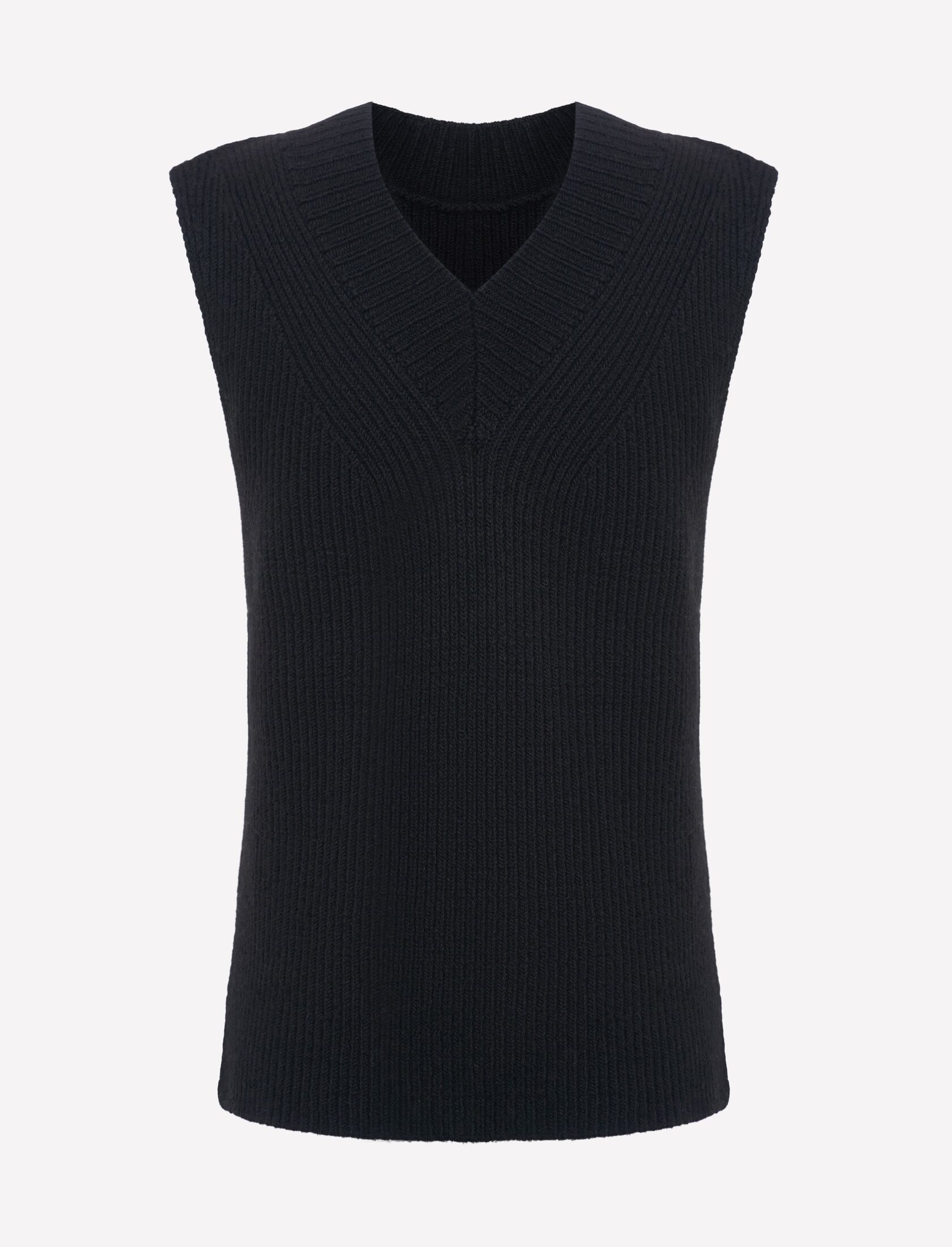 Жилет из смесового кашемира