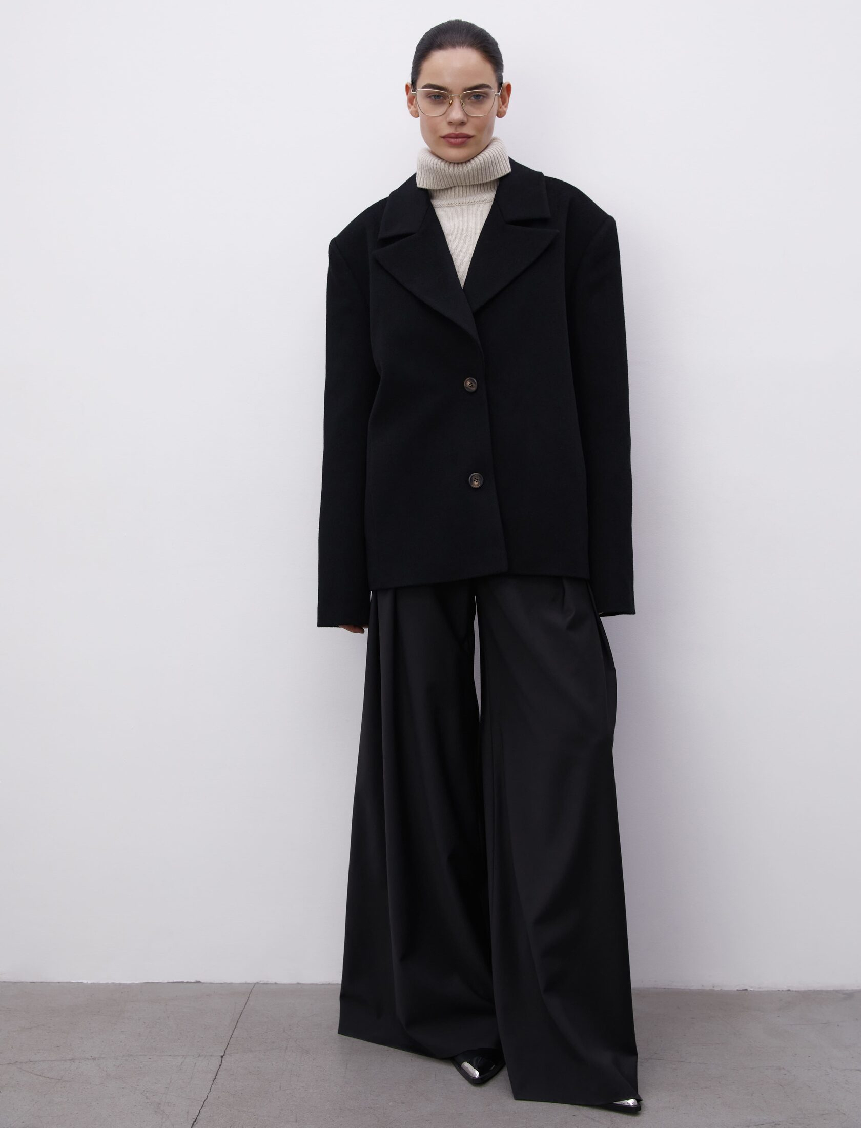 Пальто-пиджак из шерсти