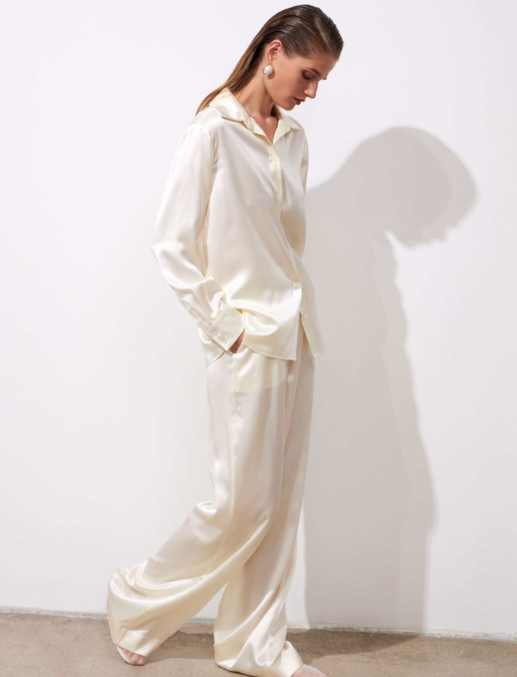 Рубашка из шелка Mulberry