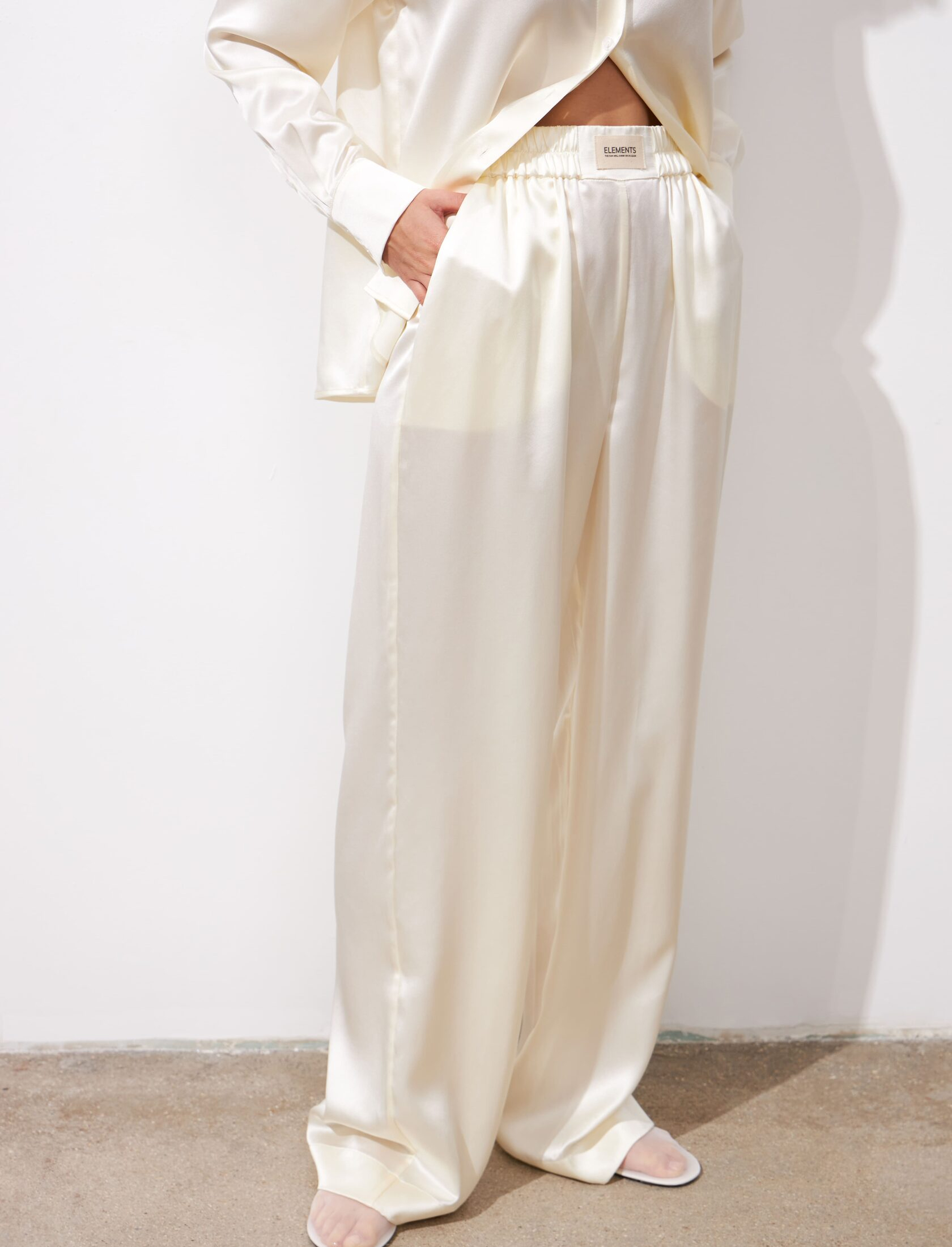 Брюки из шелка Mulberry