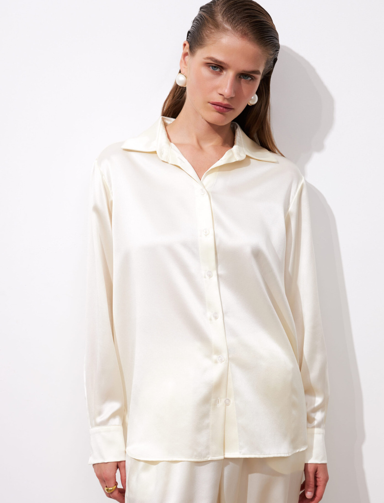 Рубашка из шелка Mulberry