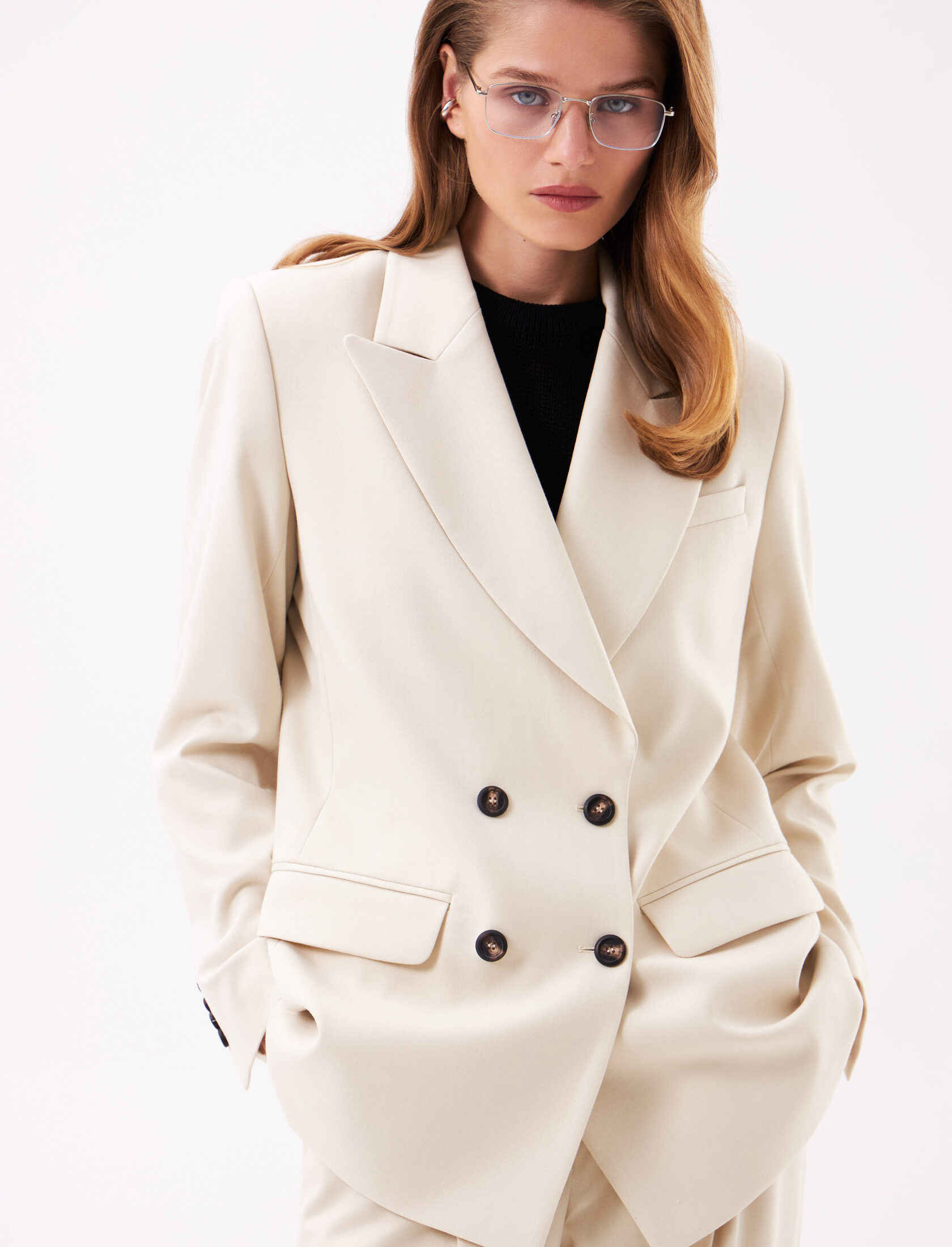 Двубортный жакет