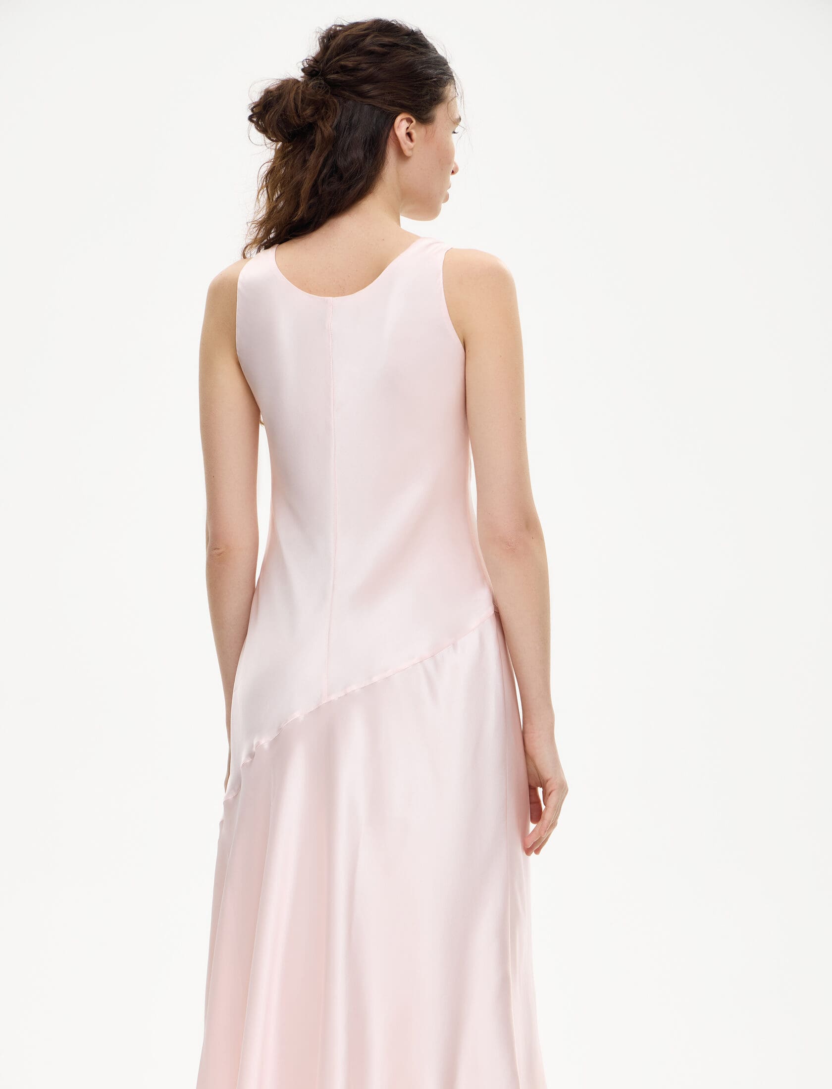 Платье из шелка Mulberry нежно-розового цвета