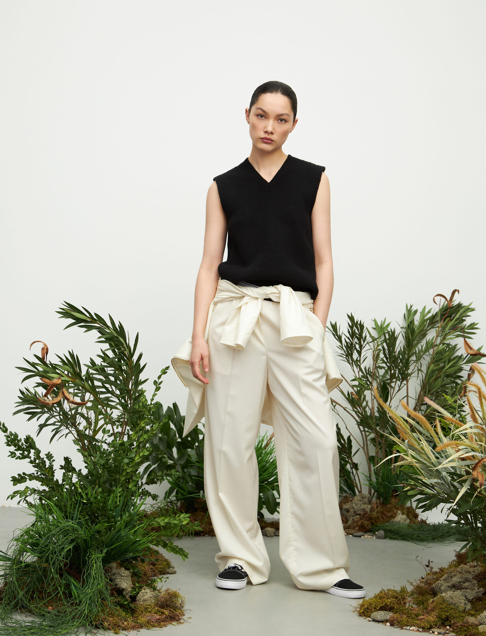 Жилет из смесового кашемира